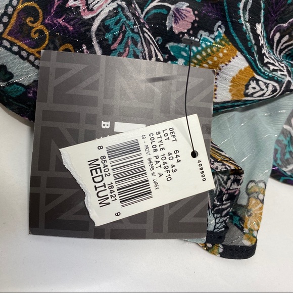 NWT iZ Byer Floral Boho Floral Flute Sleeve Blouse Size M - Picture 11 of 13